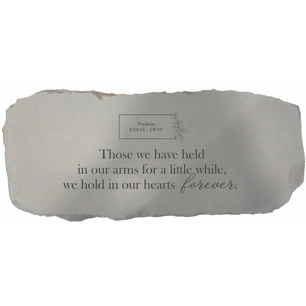 Personalized Memorial Bench | Hold In Our Hearts Forever - The Comfort Company