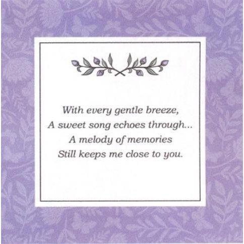 Personalized Memorial Gift Chime | When You Are Sorrowful - Kahlil Gibran Quote - The Comfort Company