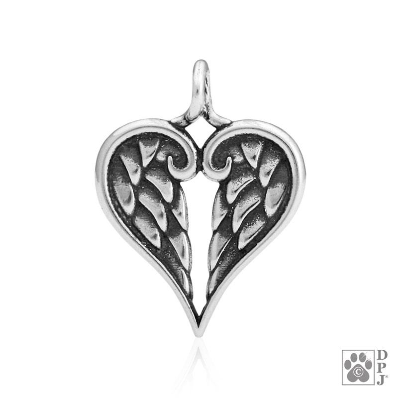 Pet Memorial Jewelry - Sterling Silver Angel Necklace - The Comfort Company