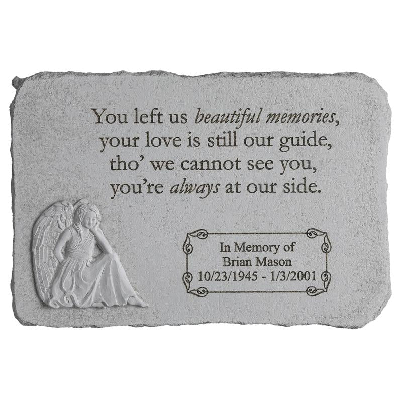 Religious Memorial Stone | You're Always By Our Side - The Comfort Company