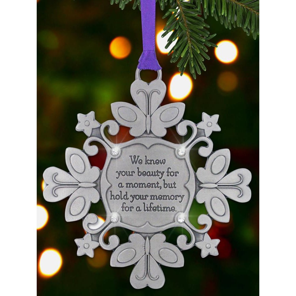 Snowflake Ornament to Remember Miscarriage or Child Loss - The Comfort Company